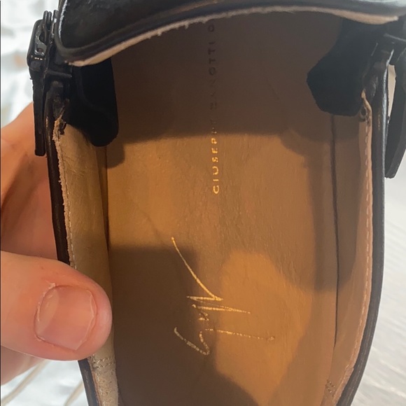 Designer giuseppe black dress sneakers - Picture 4 of 6